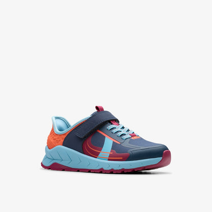 Clarks Selva Lane Kid Navy Combination