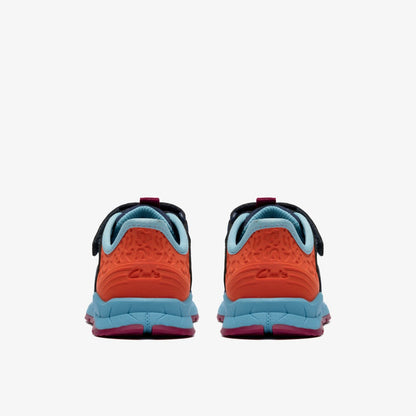 Clarks Selva Lane Toddler Navy Combination