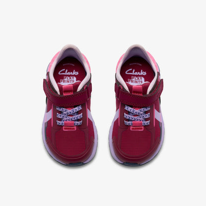 Clarks Selva Lane Toddler Berry Combination