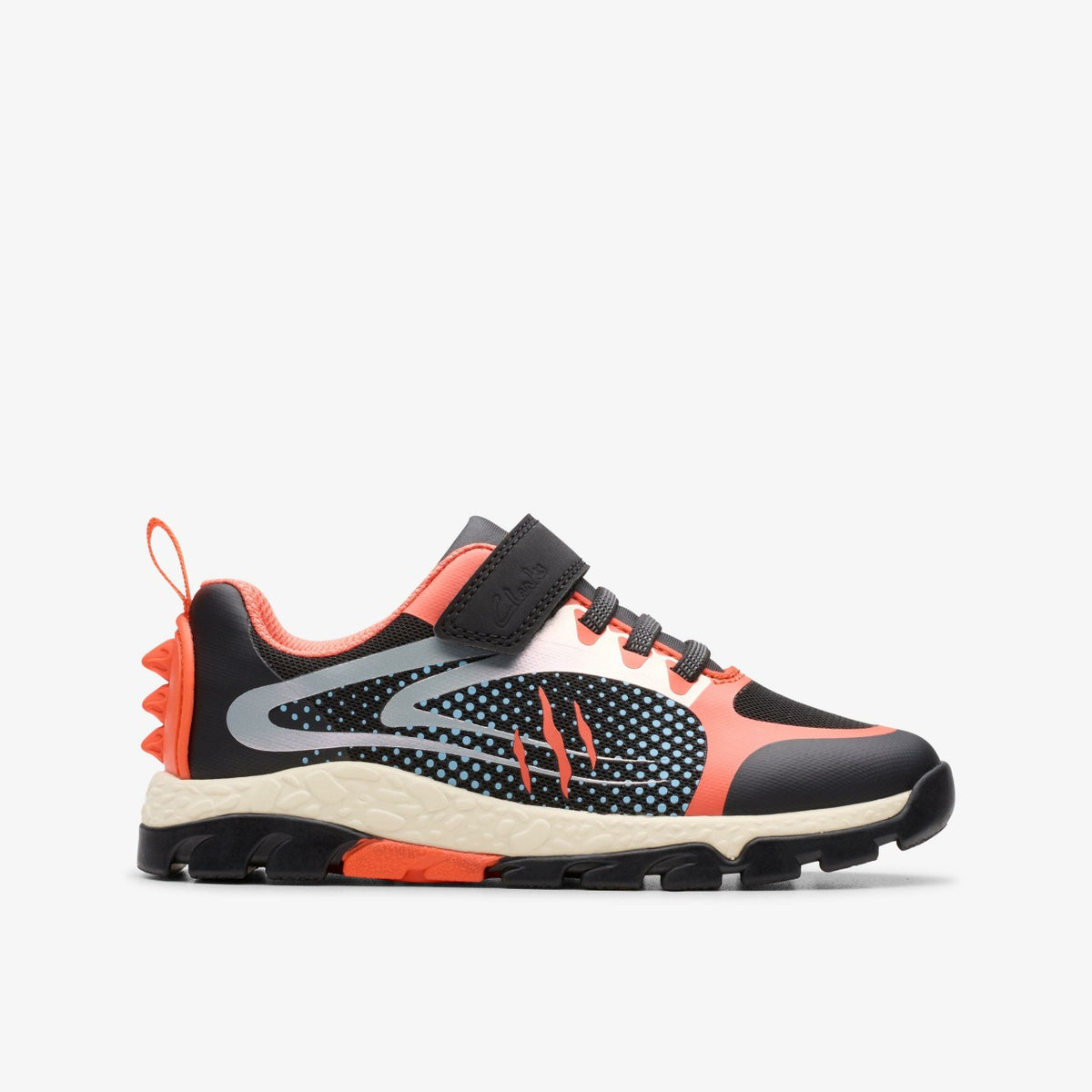 Clarks Steggy 2 Fly Kid Black/Orange