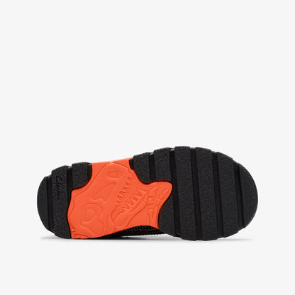 Clarks Steggy 2 Fly Kid Black/Orange