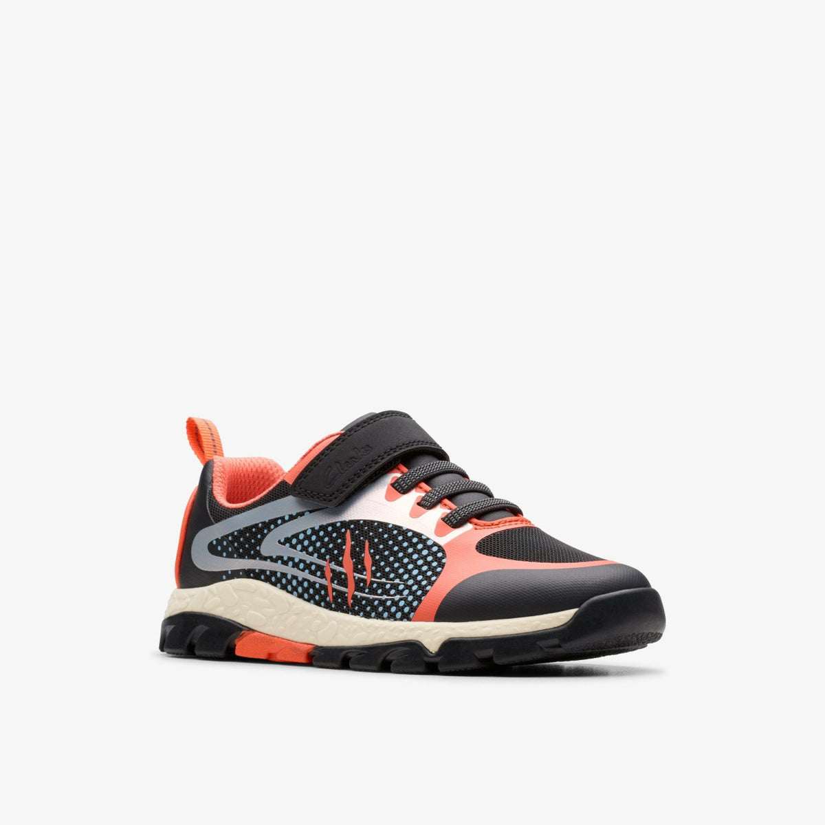 Clarks Steggy 2 Fly Kid Black/Orange