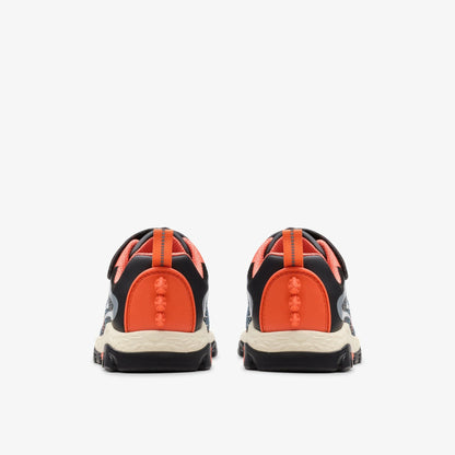 Clarks Steggy 2 Fly Kid Black/Orange