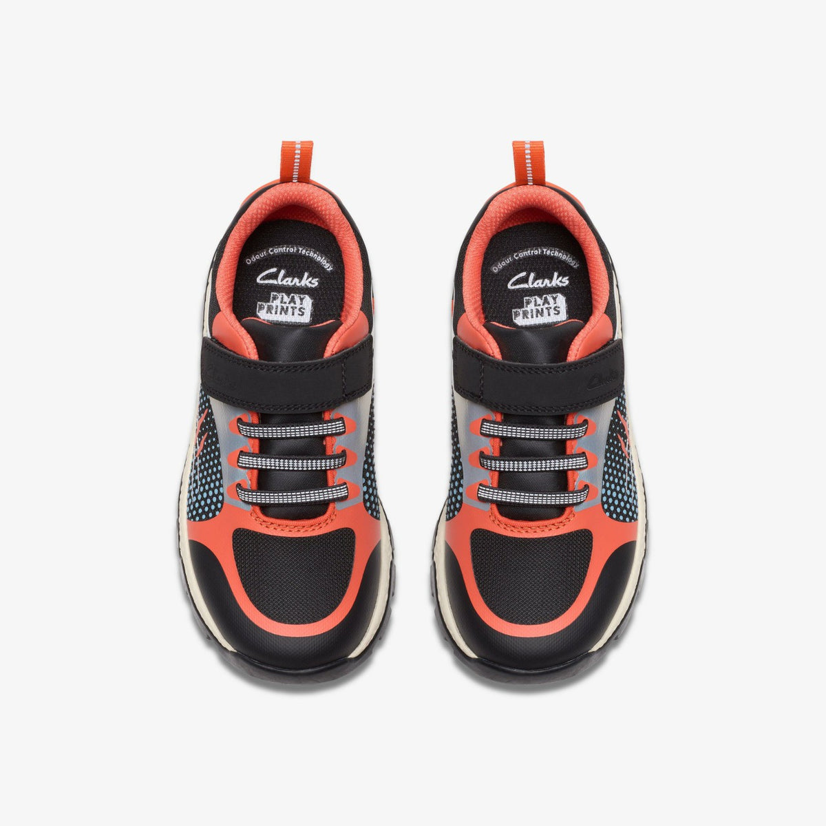 Clarks Steggy 2 Fly Kid Black/Orange
