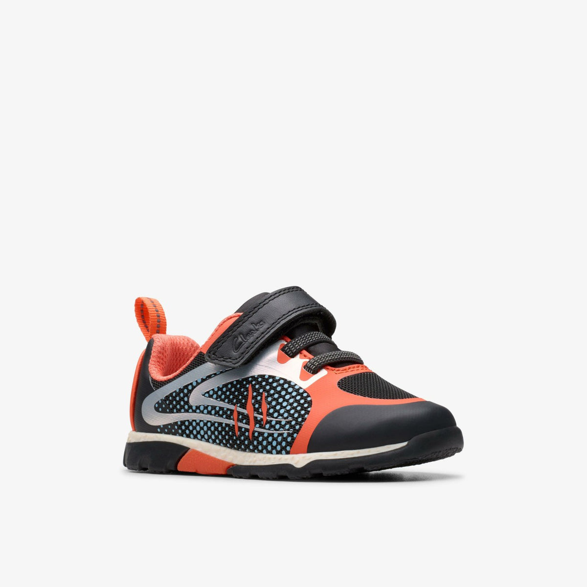Clarks Steggy 2 Fly Toddler Black/Orange