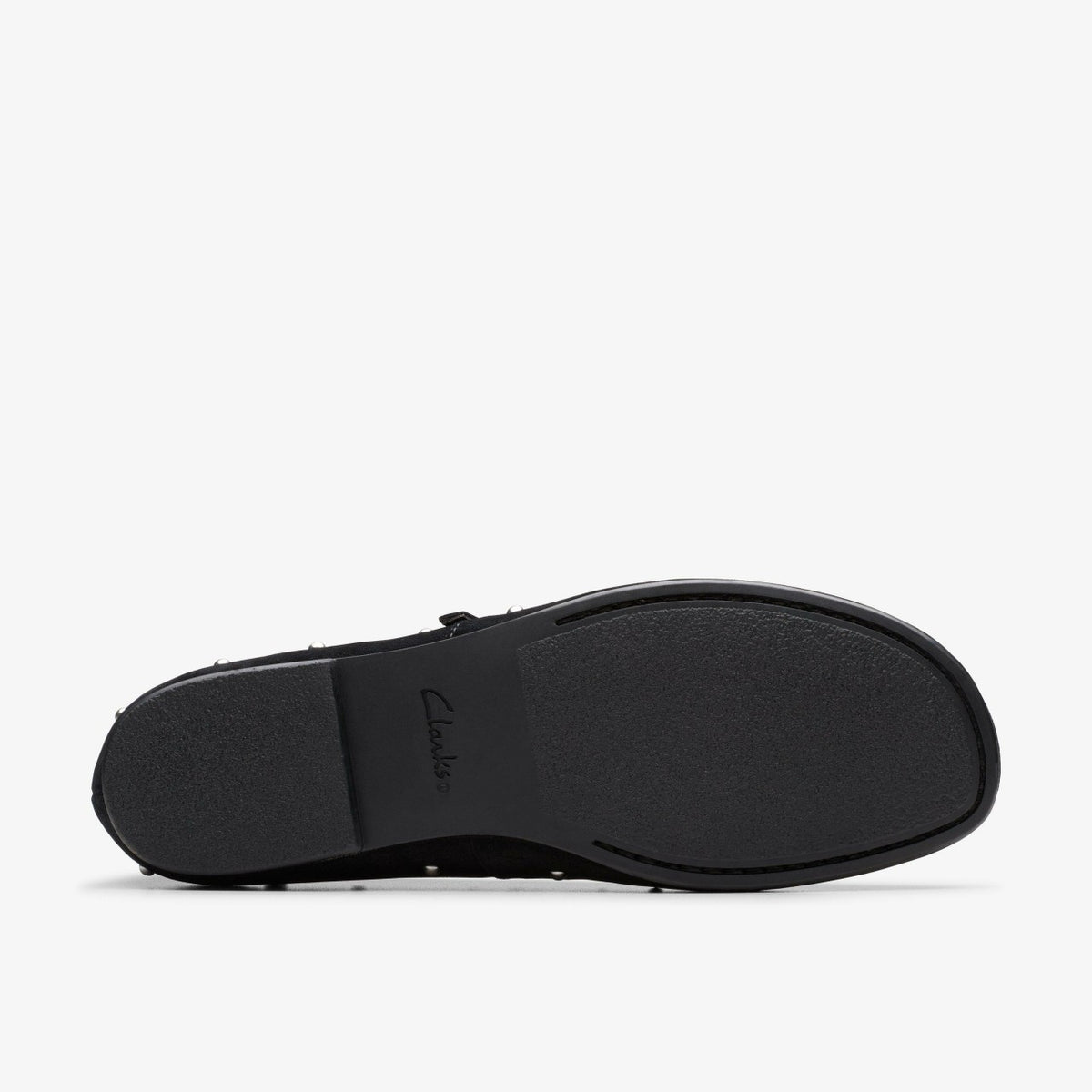 Clarks Livia Stud Black Suede