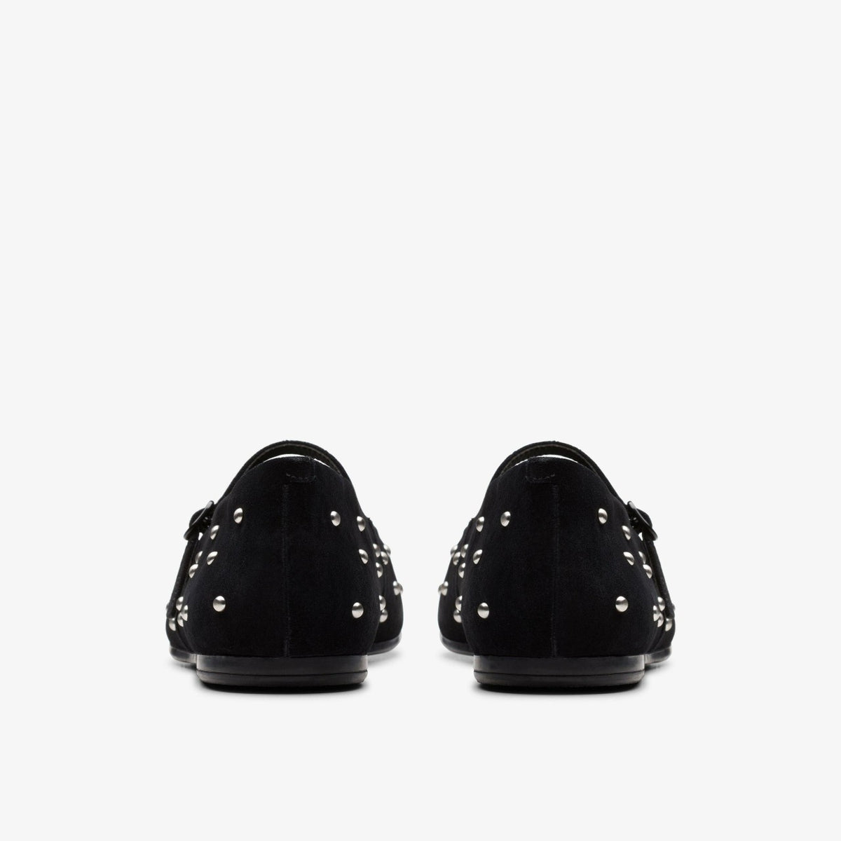 Clarks Livia Stud Black Suede
