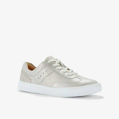 Clarks Makea Court Metallic Leather