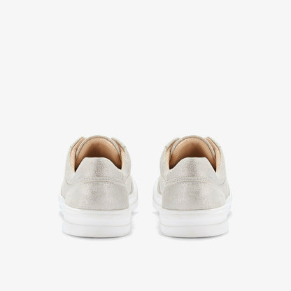 Clarks Makea Court Metallic Leather