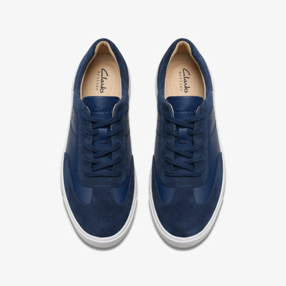 Clarks Makea Court Navy Leather