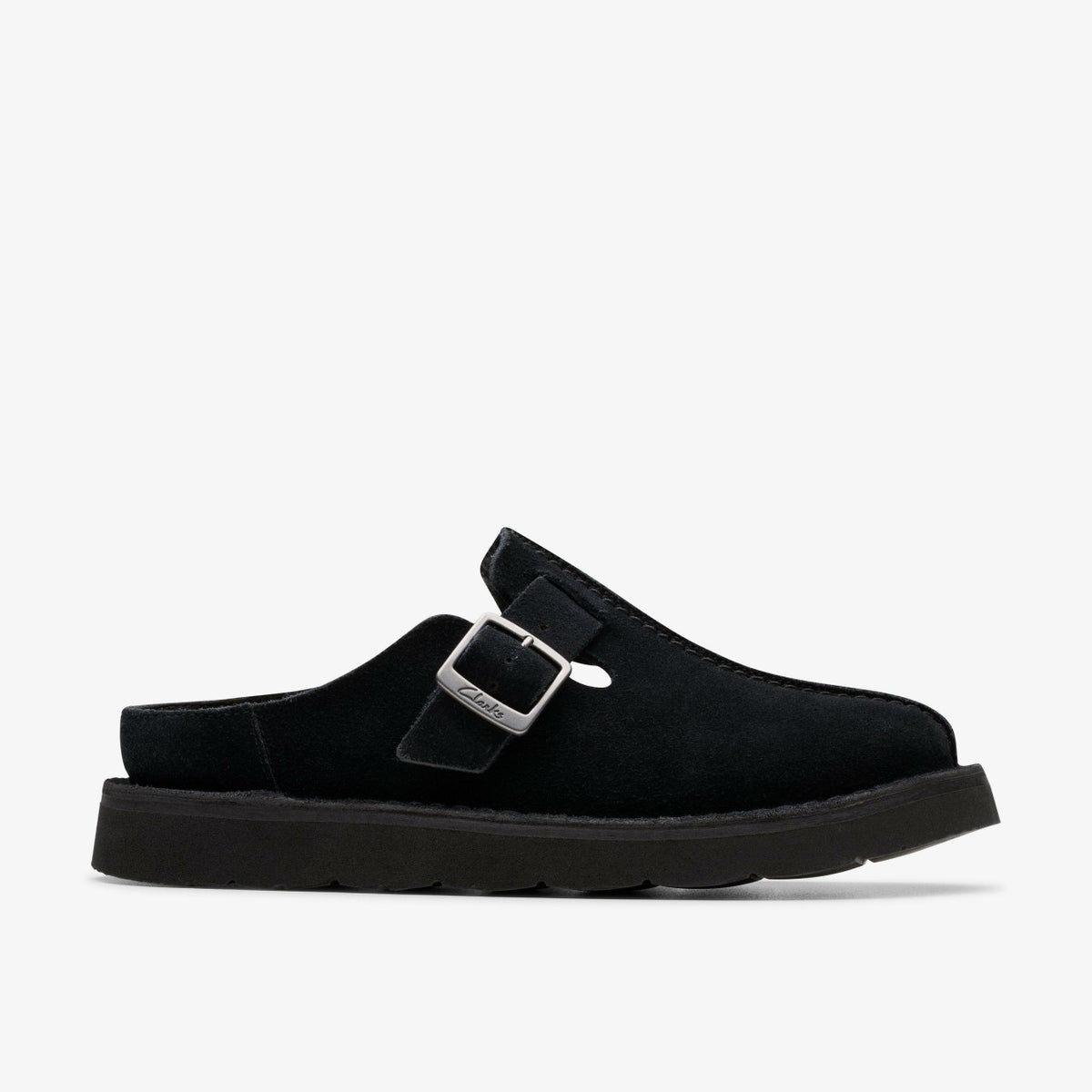 Clarks Solsbury Mule Black Suede