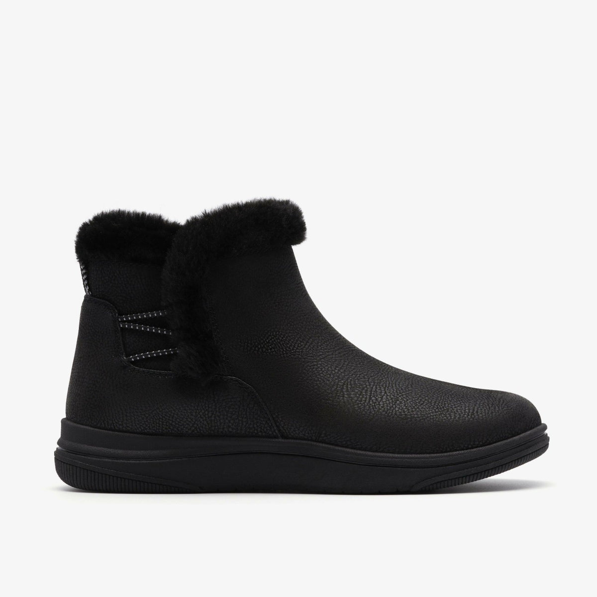 Clarks Brinkley Fur Black Combination