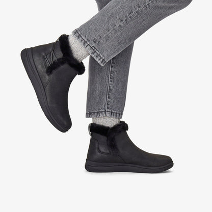 Clarks Brinkley Fur Black Combination