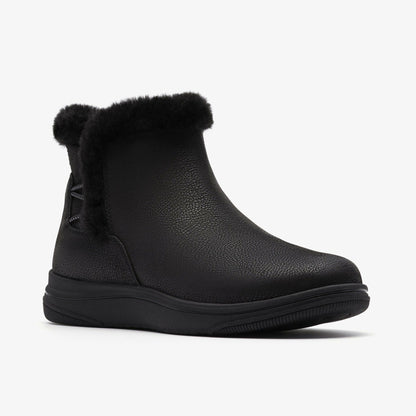 Clarks Brinkley Fur Black Combination