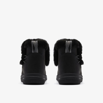 Clarks Brinkley Fur Black Combination