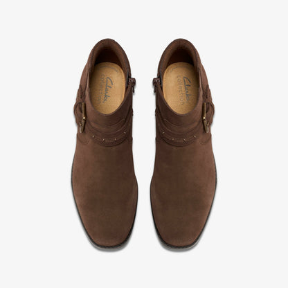 Clarks Danyelle Wish Brown Suede