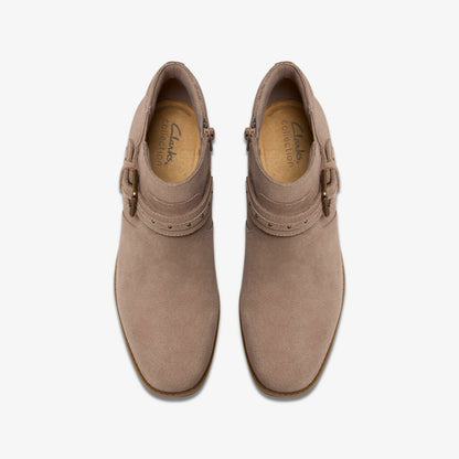Clarks Danyelle Wish Light Taupe Suede