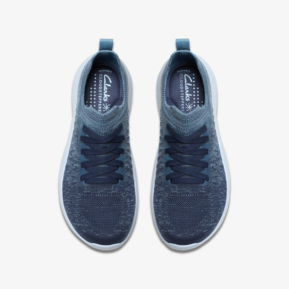 Clarks Solevana Lace Light Blue Combination