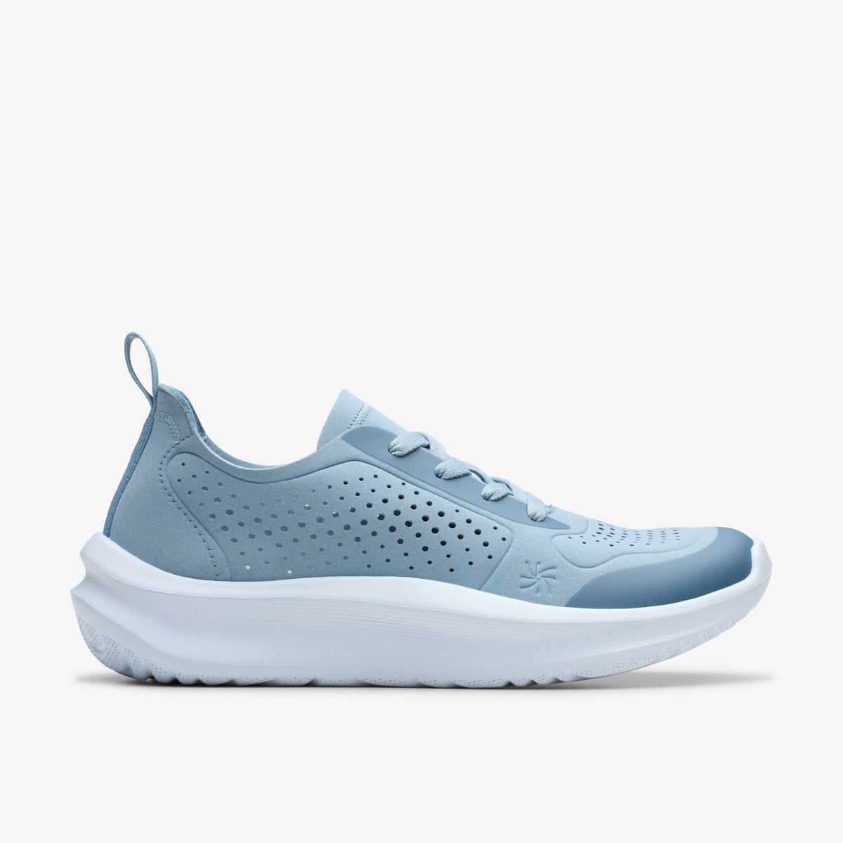 Clarks Solevana Tie Light Blue