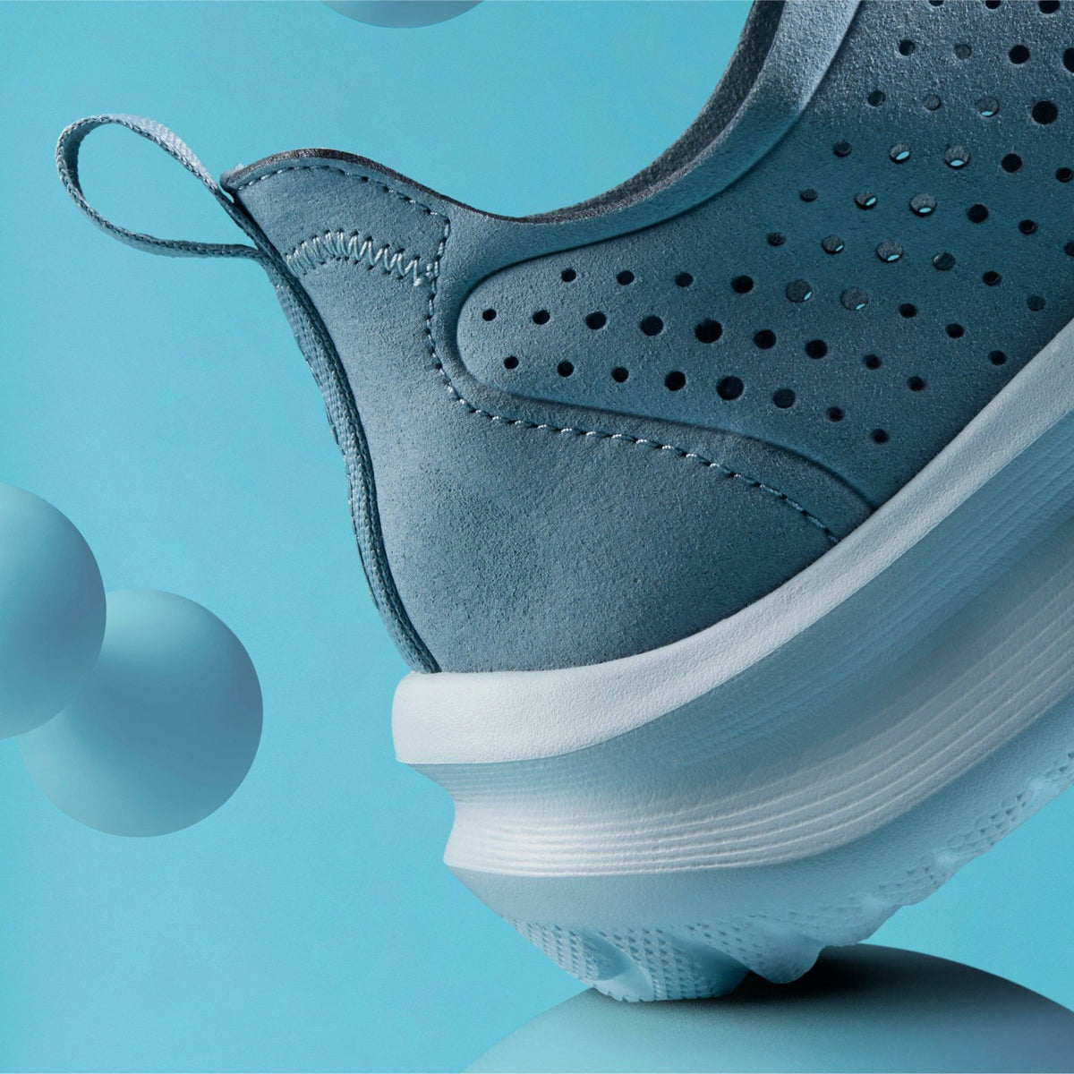 Clarks Solevana Tie Light Blue