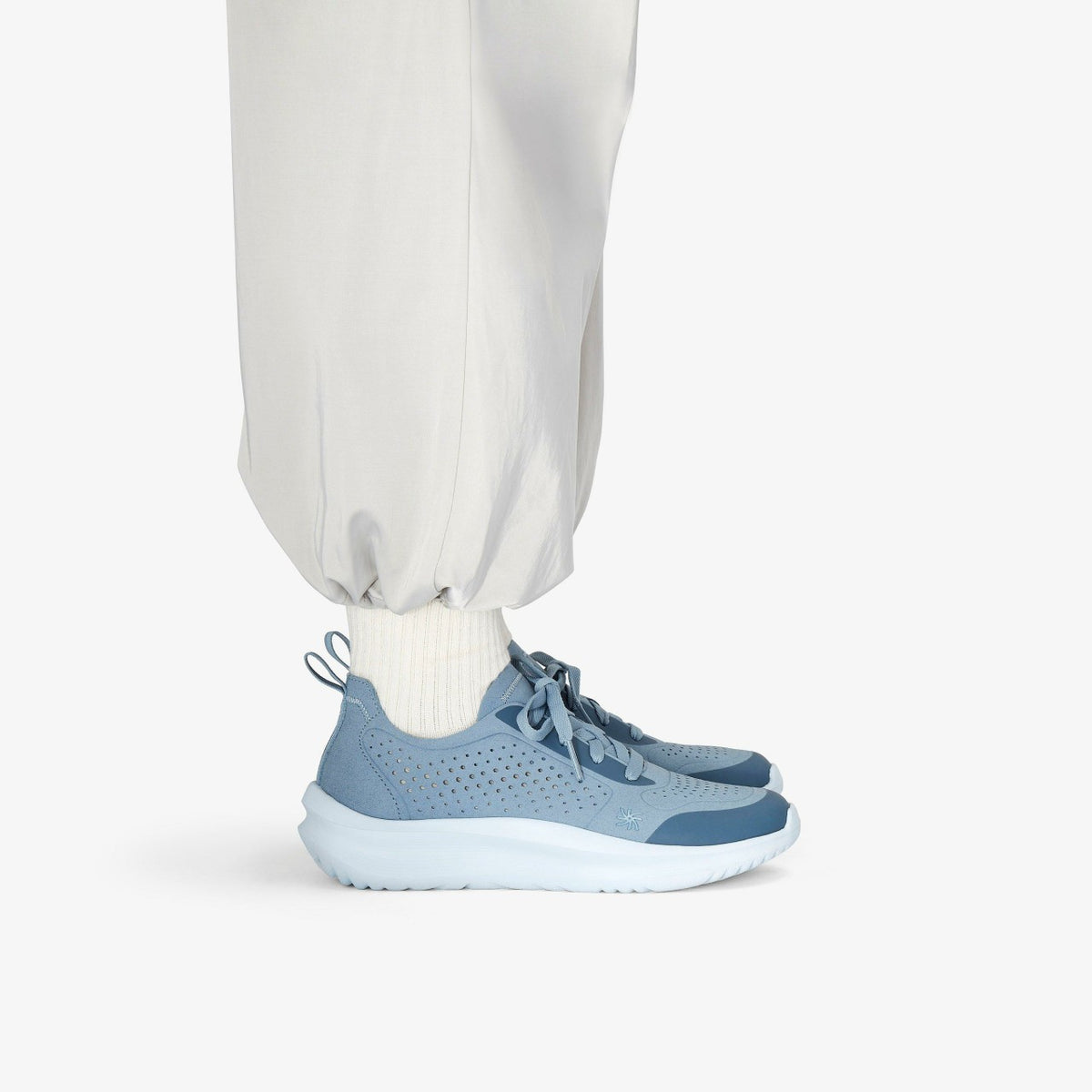 Clarks Solevana Tie Light Blue