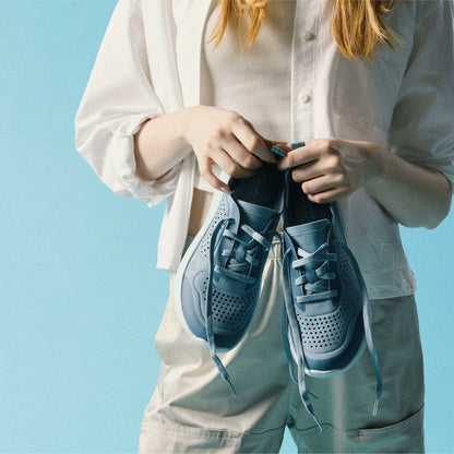 Clarks Solevana Tie Light Blue