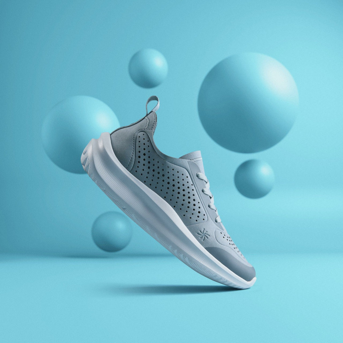 Clarks Solevana Tie Light Blue