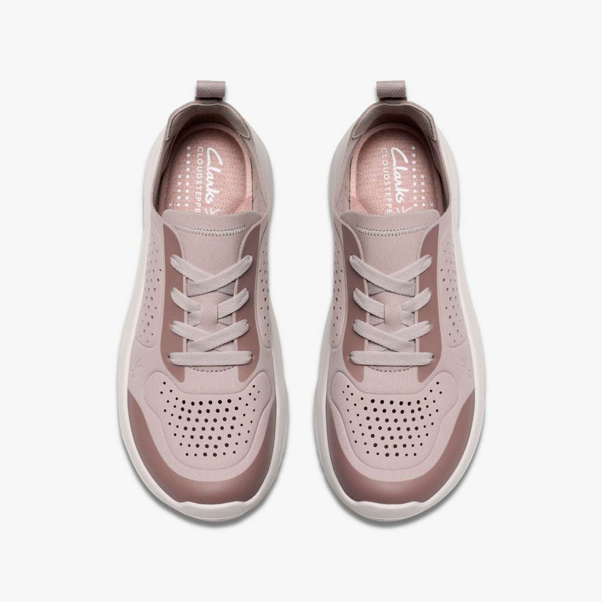 Clarks Solevana Tie Mauve Combination