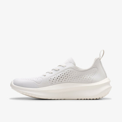 Clarks Solevana Tie Off White