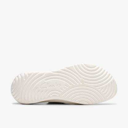 Clarks Solevana Tie Off White
