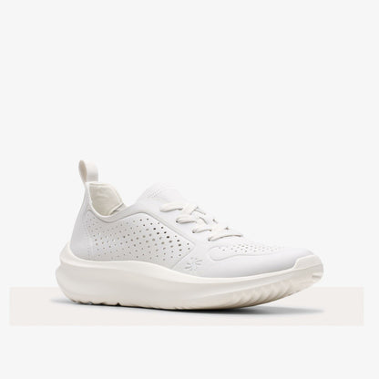 Clarks Solevana Tie Off White