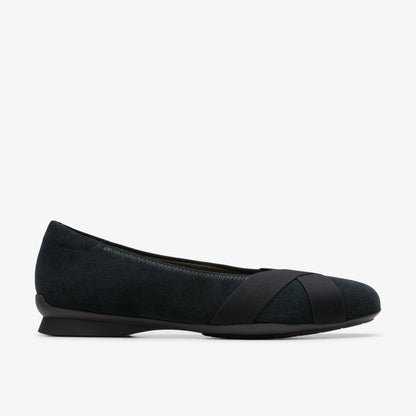 Clarks Jazmynn Gem Black Suede