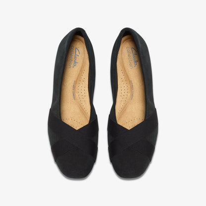Clarks Jazmynn Gem Black Suede