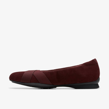 Clarks Jazmynn Gem Merlot Suede