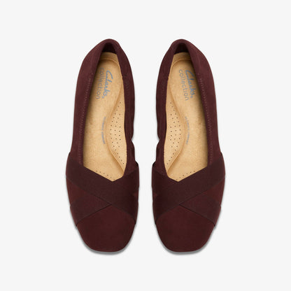 Clarks Jazmynn Gem Merlot Suede