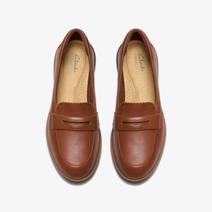 Clarks Westlynn Glow Tan Leather