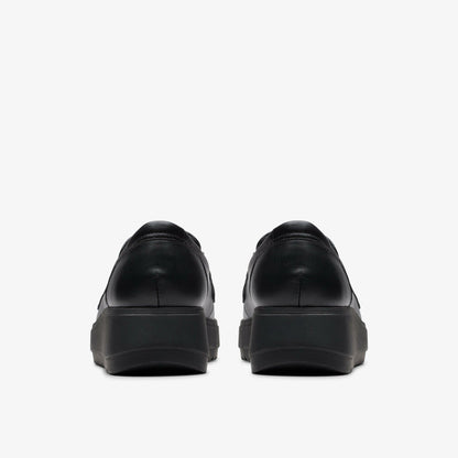 Clarks Zylah Top Black Leather