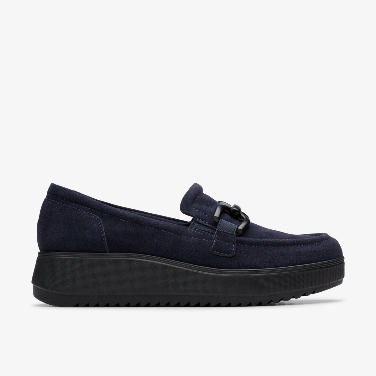 Clarks Zylah Top Navy Suede