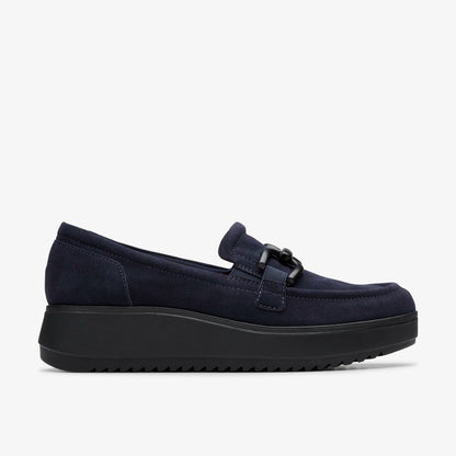 Clarks Zylah Top Navy Suede