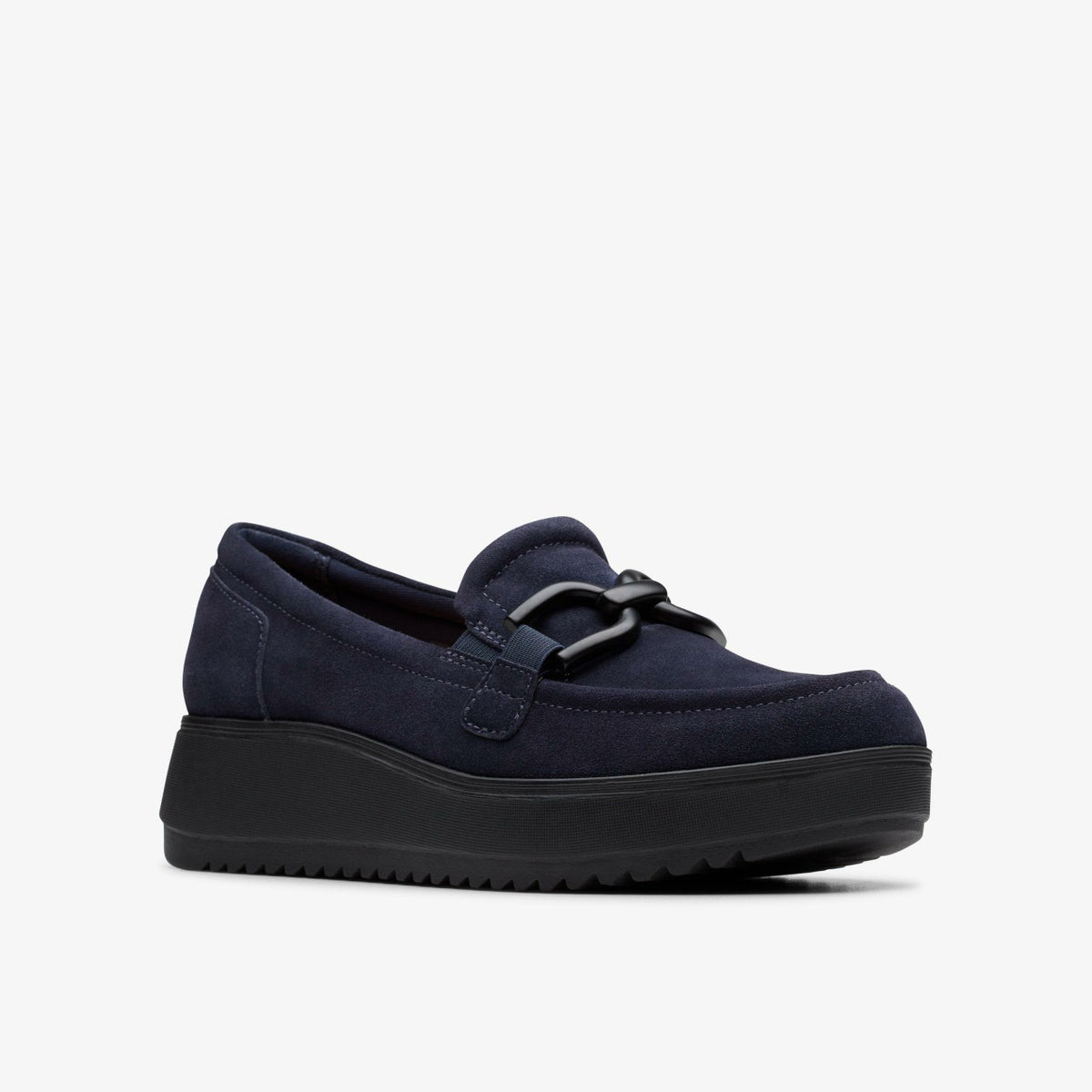 Clarks Zylah Top Navy Suede