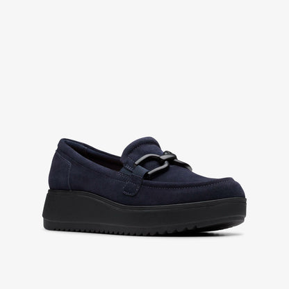 Clarks Zylah Top Navy Suede