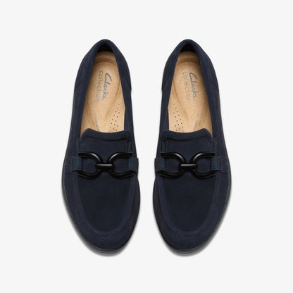 Clarks Zylah Top Navy Suede