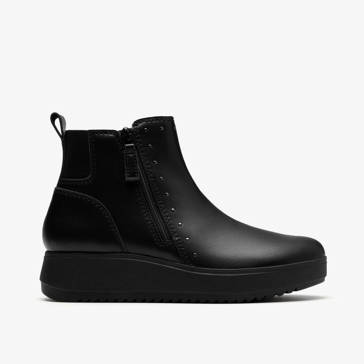 Clarks Zylah Willow Black Leather