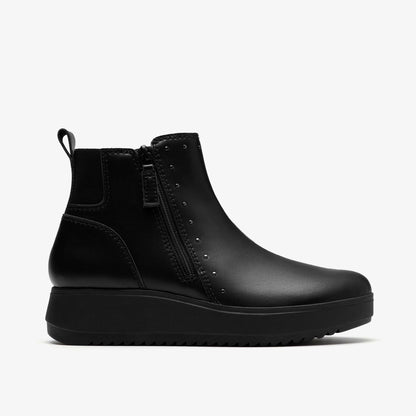 Clarks Zylah Willow Black Leather