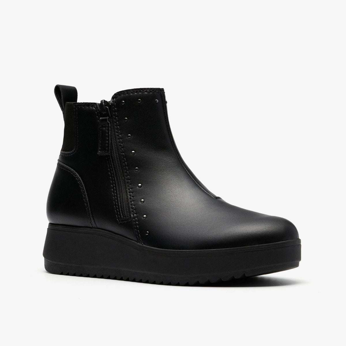Clarks Zylah Willow Black Leather