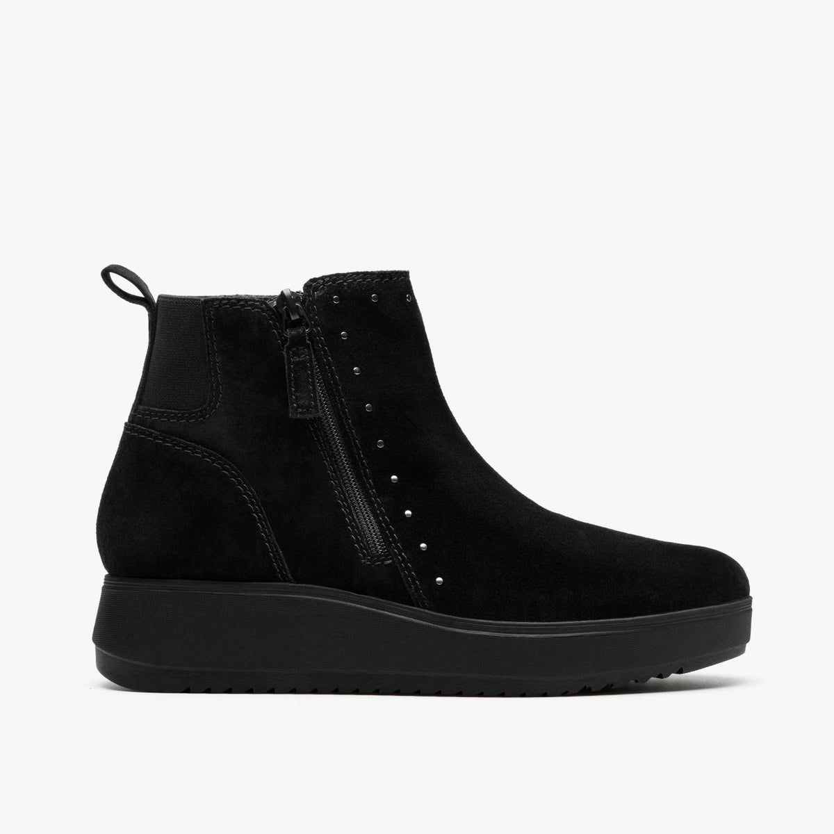 Clarks Zylah Willow Black Suede