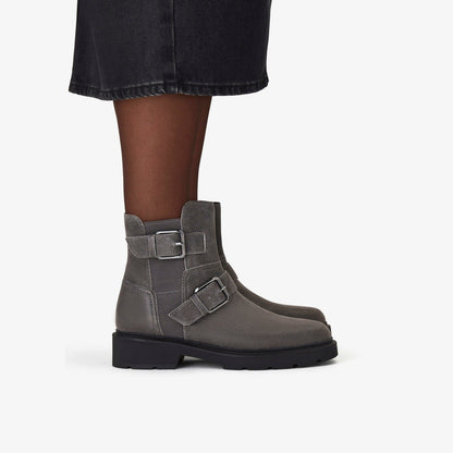 Clarks Lauryl Bay Dark Grey Leather
