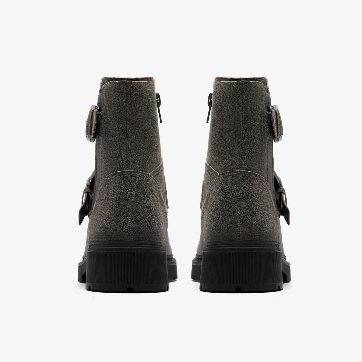 Clarks Lauryl Bay Dark Grey Leather