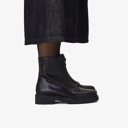 Clarks Lauryl Zip Black Leather