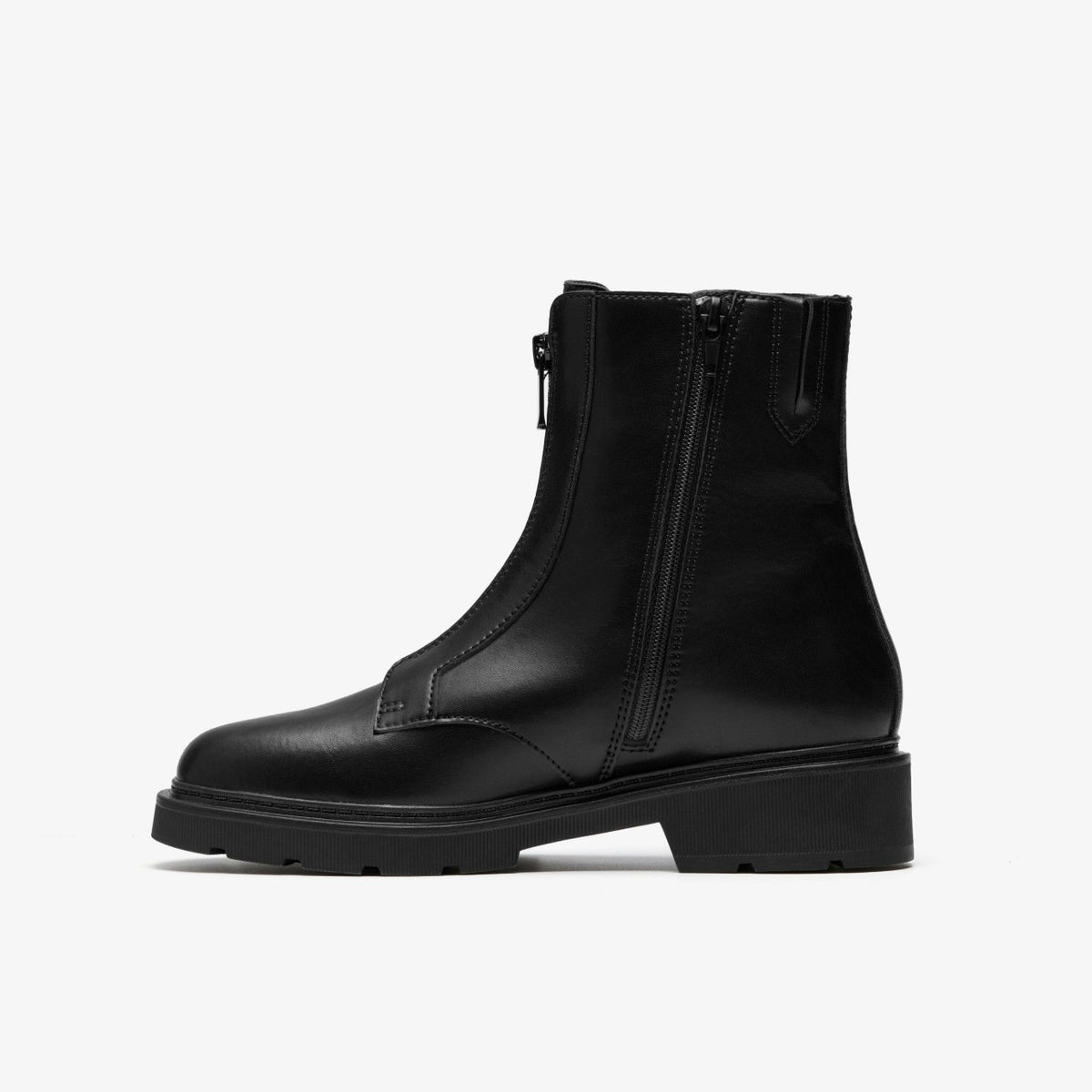 Clarks Lauryl Zip Black Leather